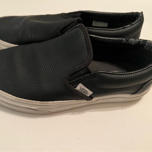 Leather Slip On Vans - Picture 2 of 6